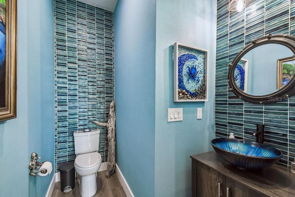 Bathroom, Interior, Wood Texture Flooring
