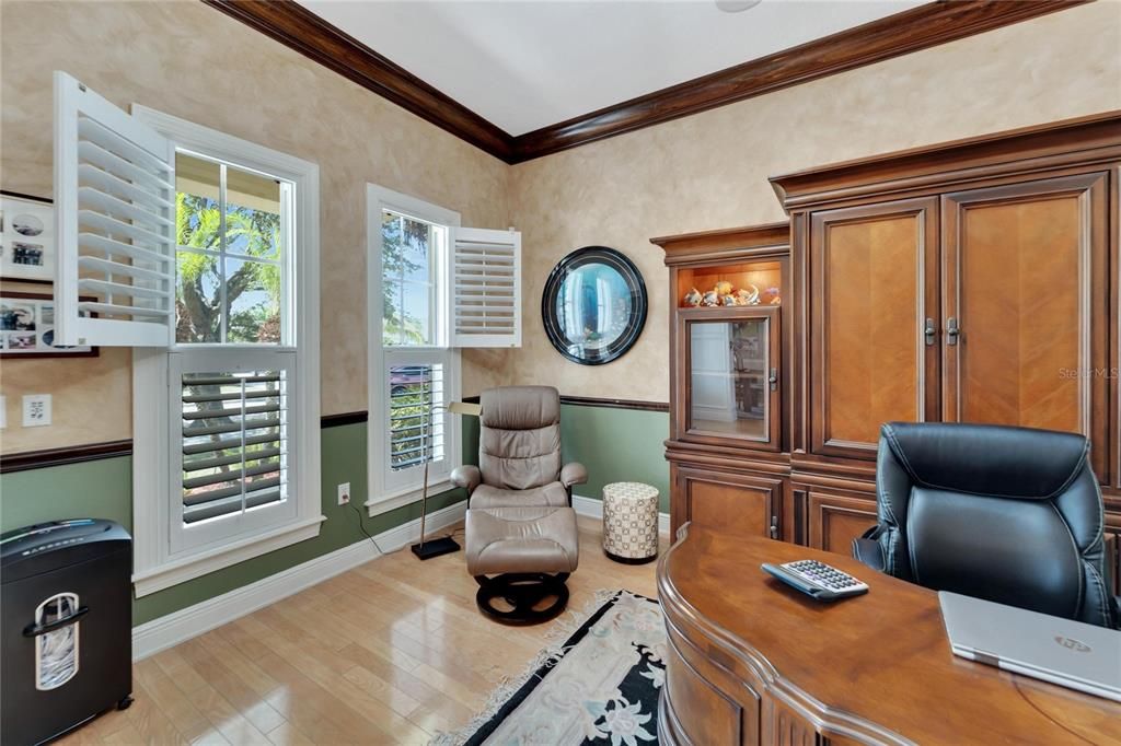 Home Office, Interior, Wood Texture Flooring