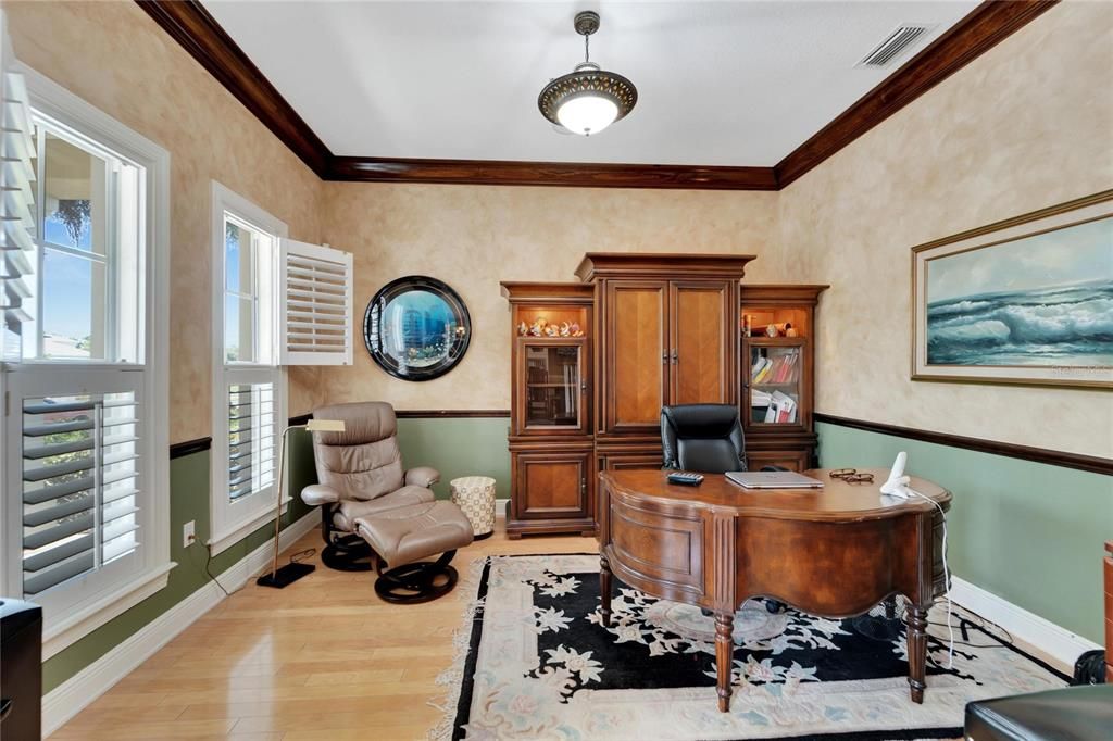 Home Office, Interior, Wood Texture Flooring