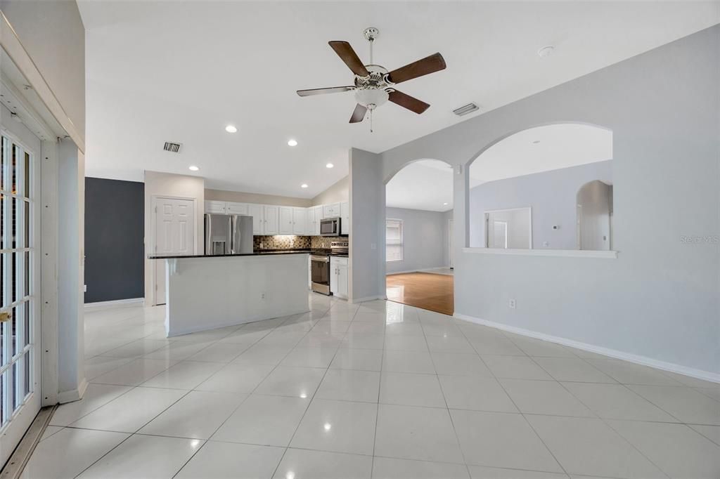 Interior, Kitchen, Recessed Lighting, Stainless Steel Appliances