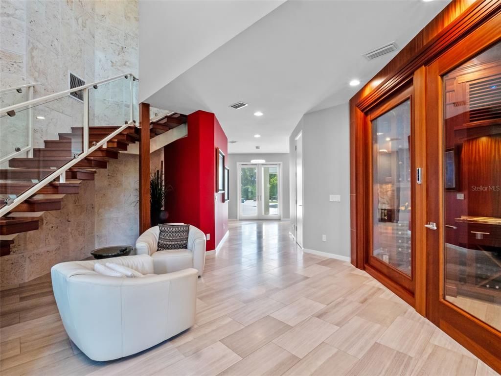 Interior, Recessed Lighting, Wood Texture Flooring