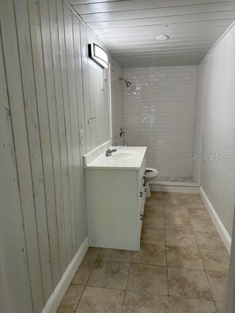 Bathroom, Interior, Wooden Walls