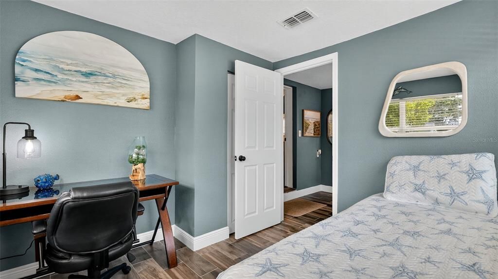 Home Office, Interior, Wood Texture Flooring