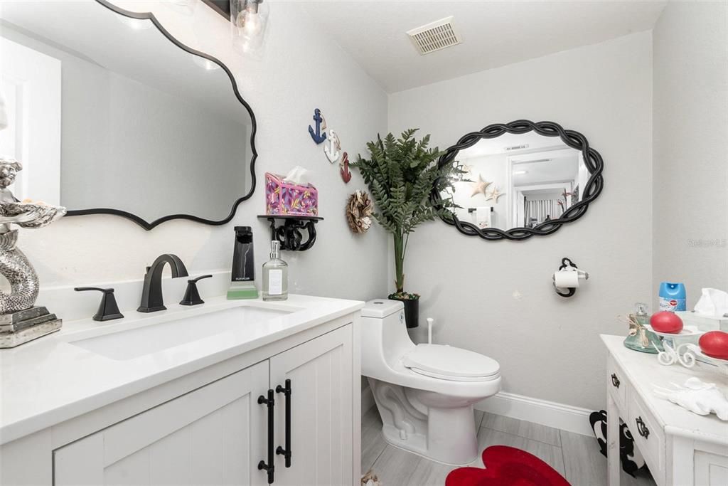 Bathroom, Interior, Wood Texture Flooring