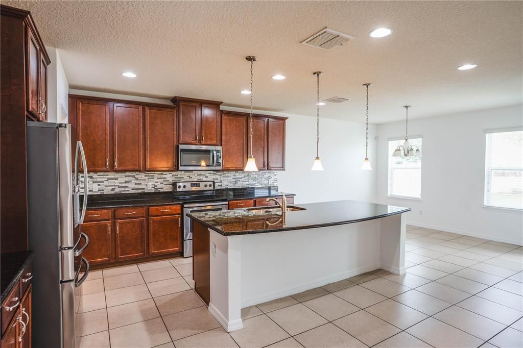 Interior, Kitchen, Pendant Lights, Recessed Lighting