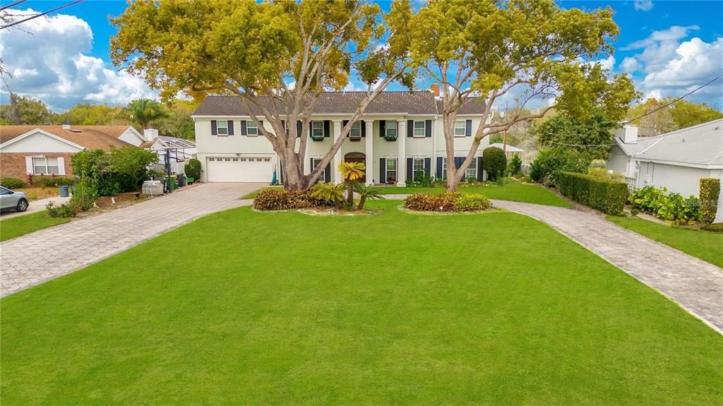 Attached, Backyard, Exterior, Facade, Georgian