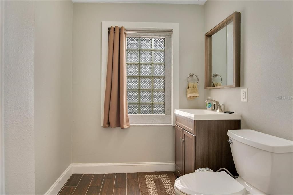 Bathroom, Interior, Wood Texture Flooring