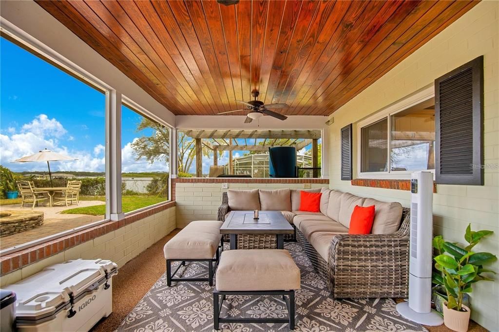 Interior, Living room, Sun Room, Wooden Ceilings