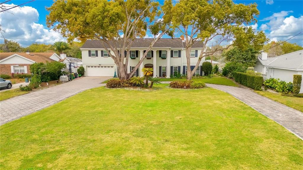 Attached, Backyard, Exterior, Facade, Georgian