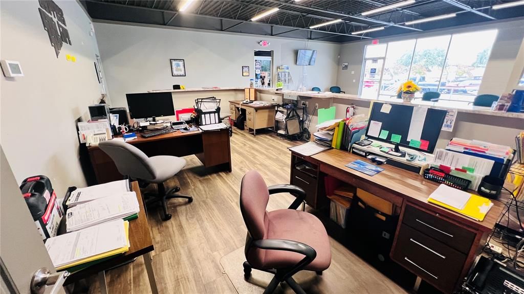 Home Office, Interior, Wood Texture Flooring