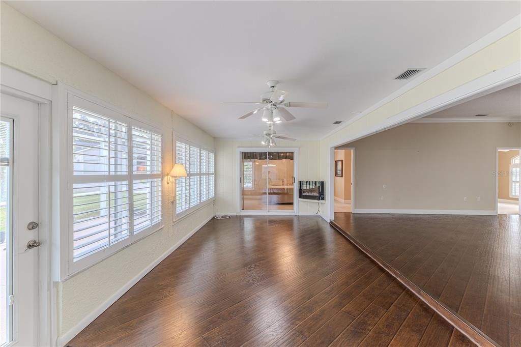 Empty room, Interior, Wood Texture Flooring