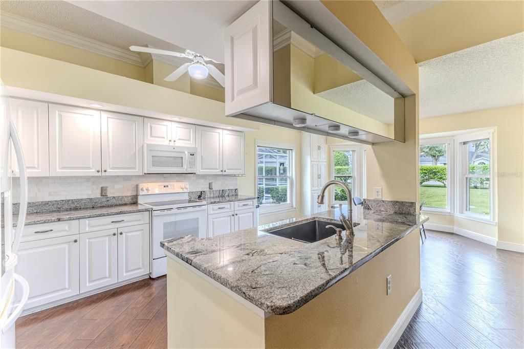 Interior, Kitchen, Wood Texture Flooring