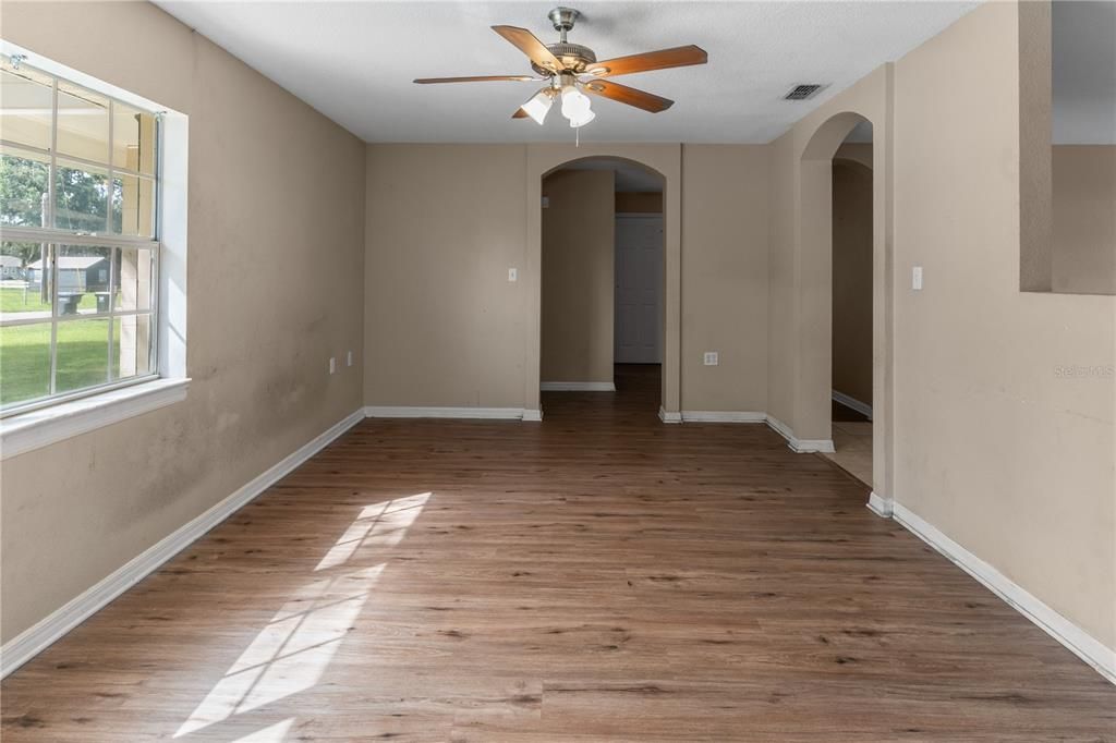 Empty room, Interior, Wood Texture Flooring