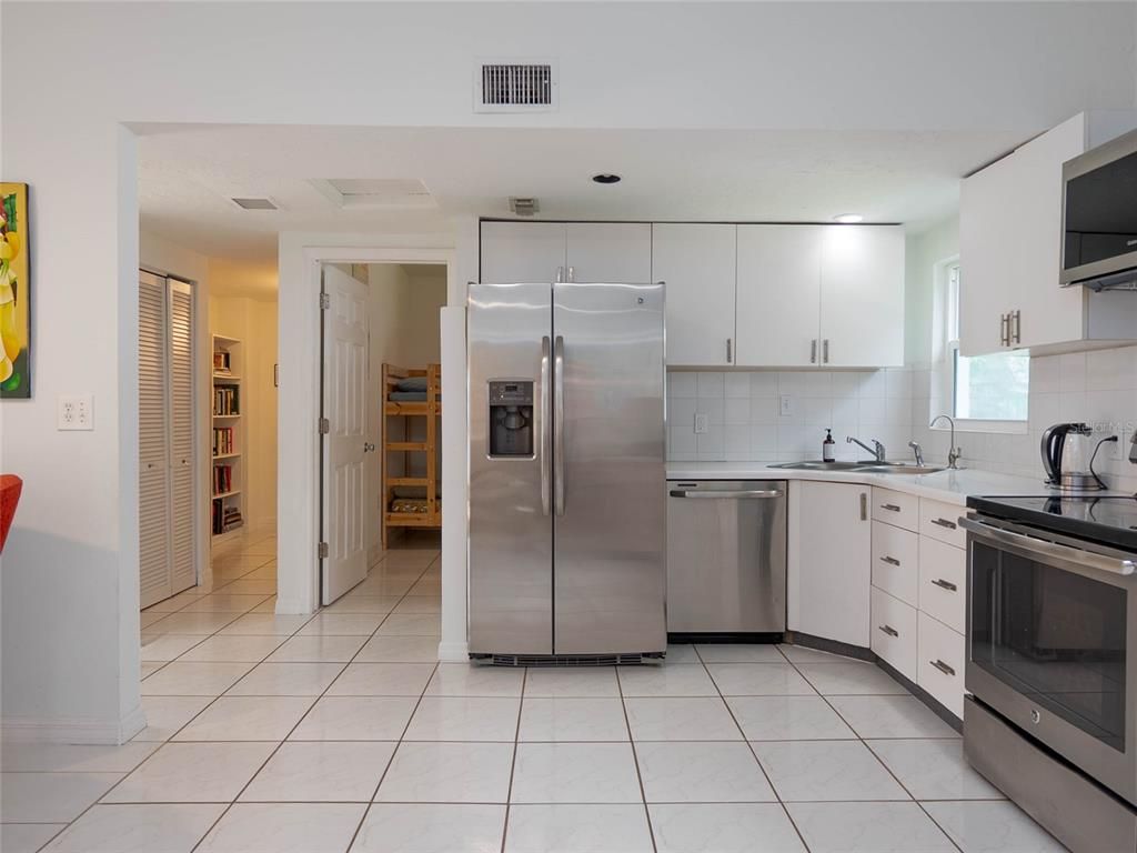 Interior, Kitchen, Recessed Lighting, Stainless Steel Appliances