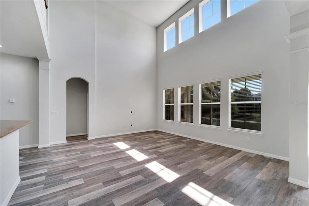 Empty room, Interior, Wood Texture Flooring