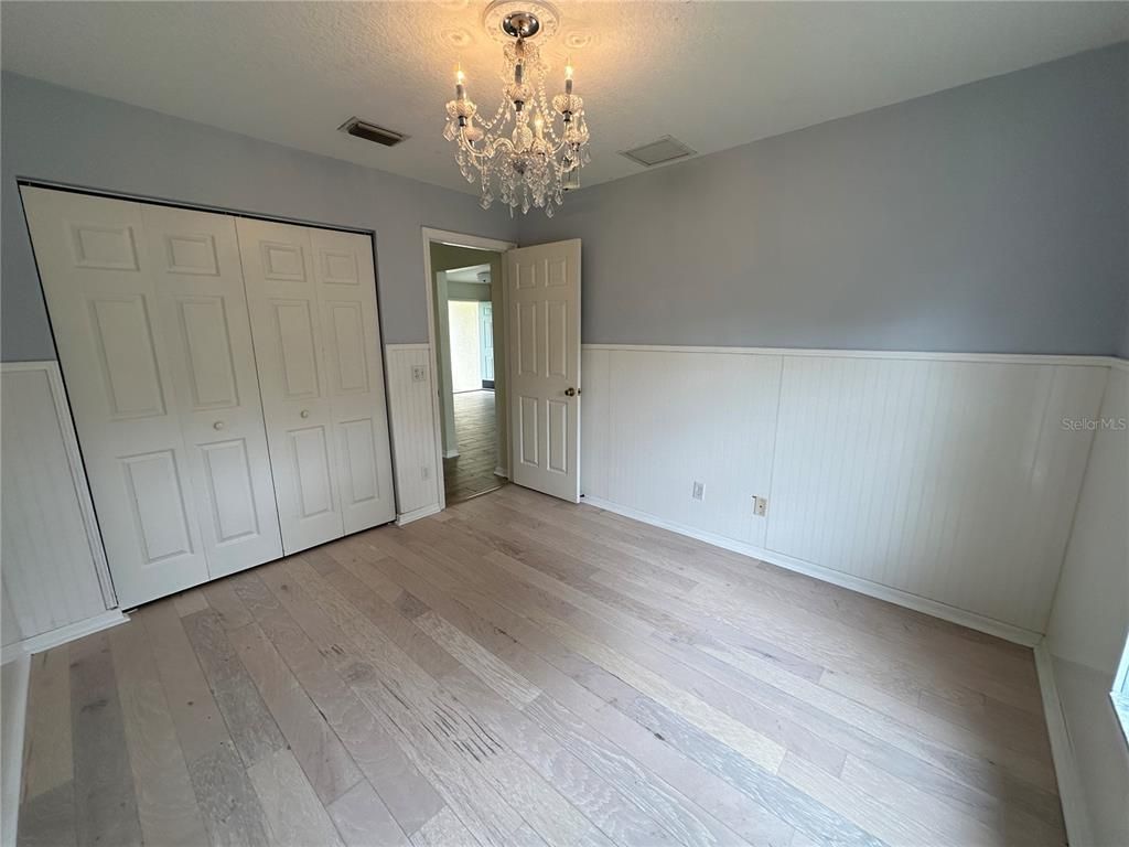Chandelier, Empty room, Interior, Wood Texture Flooring