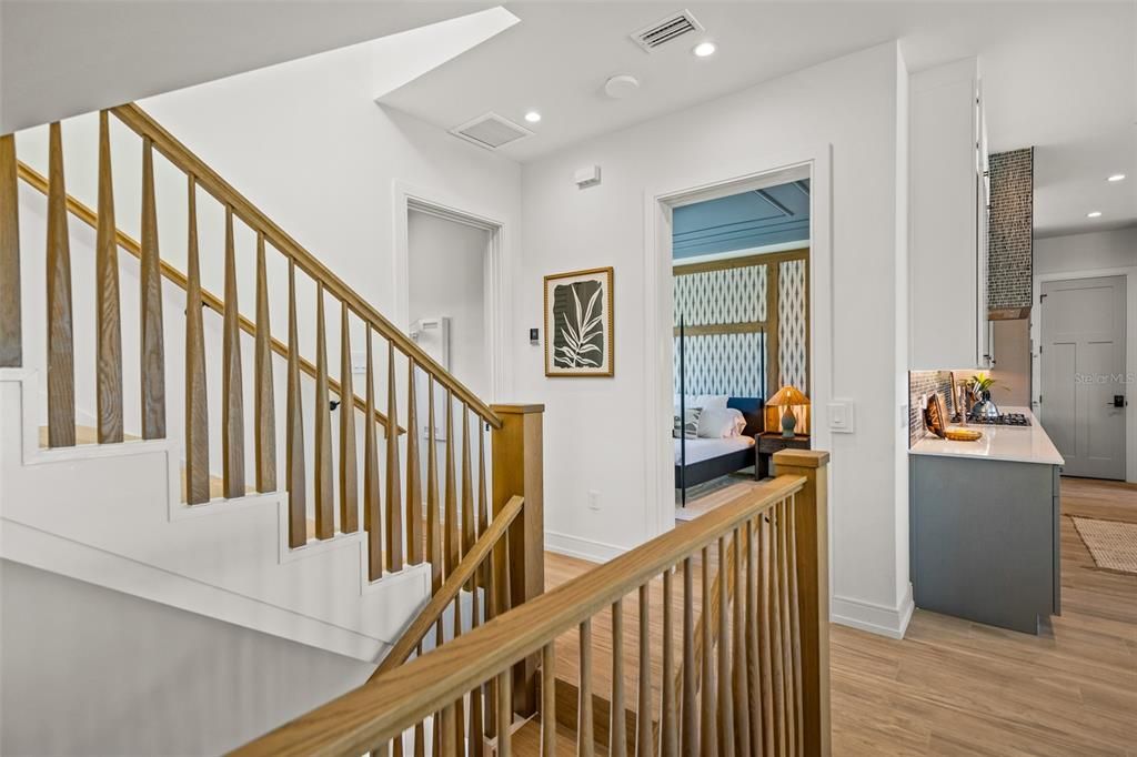 Interior, Recessed Lighting, Wood Texture Flooring
