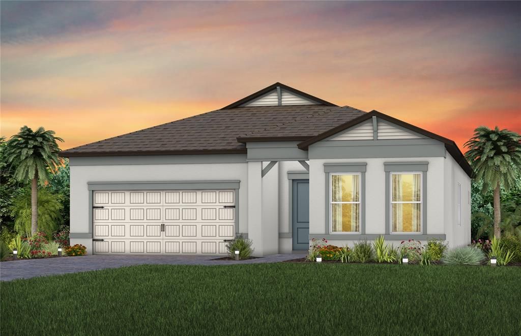 Attached, Exterior, Facade, Ranch