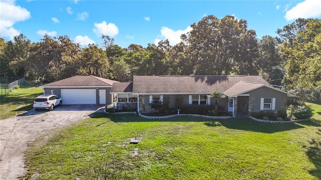 Backyard, Detached Garage, Exterior