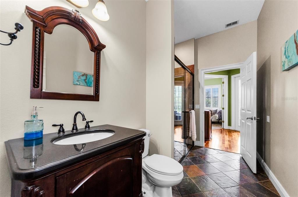 Bathroom, Interior, Wood Texture Flooring