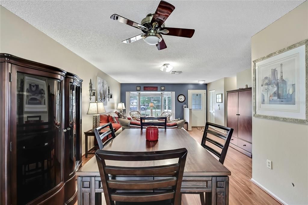 Dining room, Interior, Wood Texture Flooring