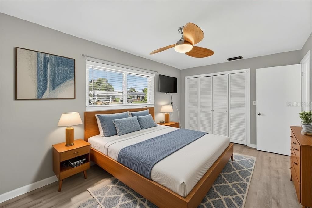 Bedroom, Interior, Wood Texture Flooring