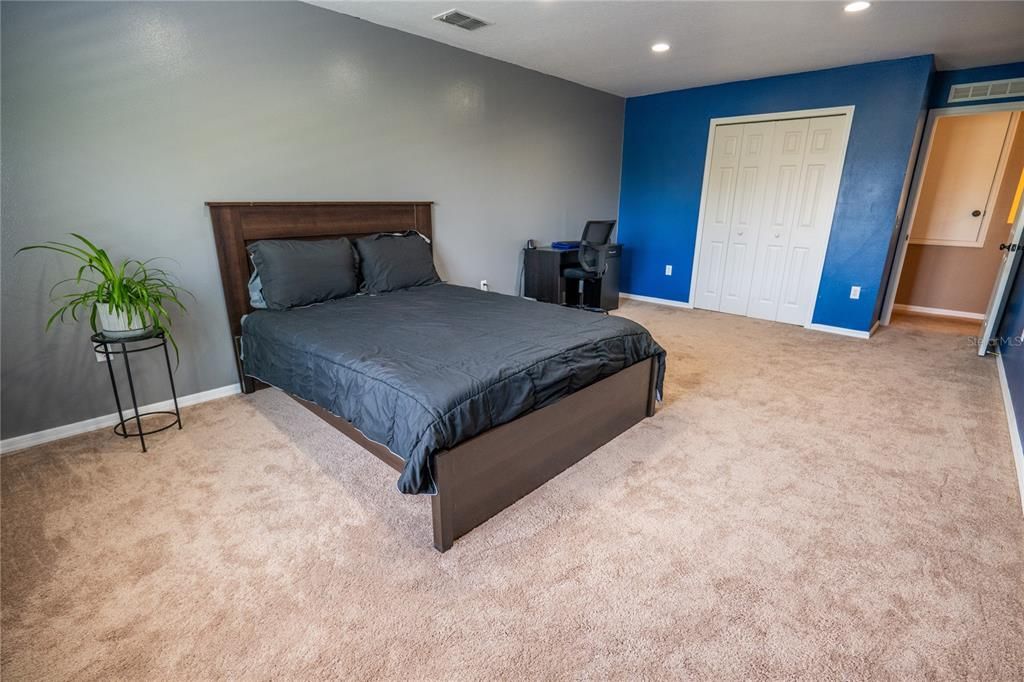 Bedroom, Interior, Recessed Lighting