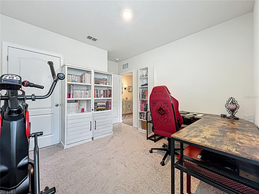 Fitness Equipment, Home Office, Interior, Recessed Lighting