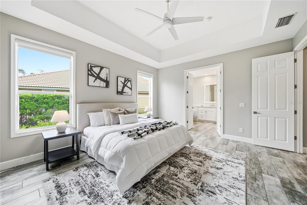 Bedroom, Interior, Wood Texture Flooring