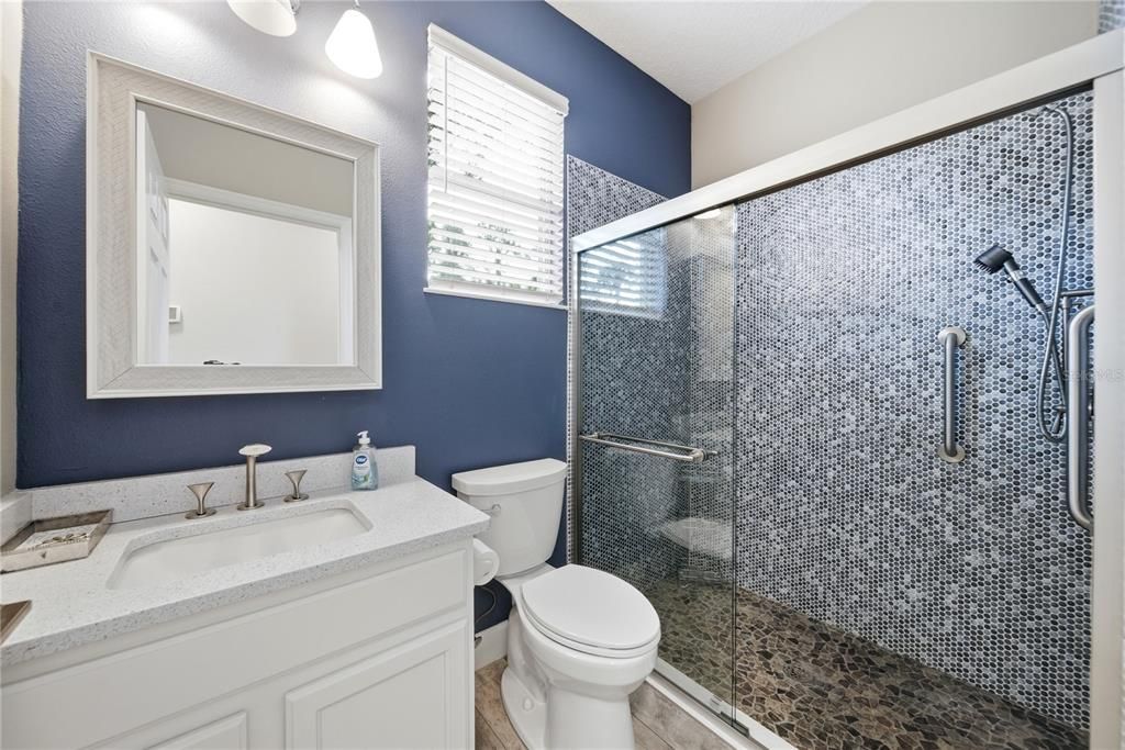 Bathroom, Glass Shower, Interior