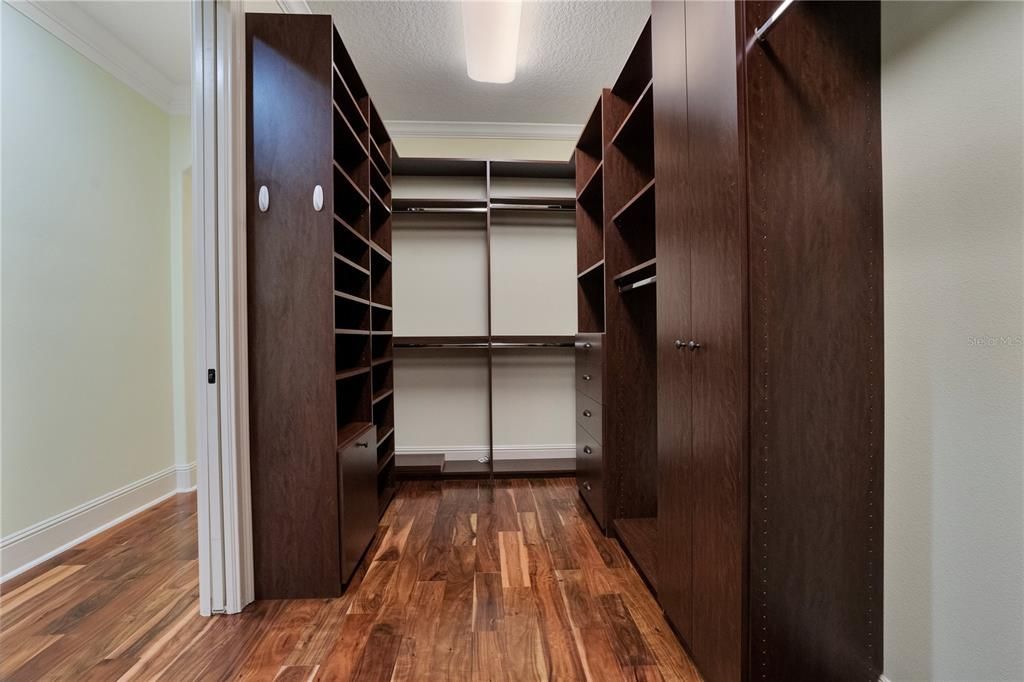 Interior, Walk-in Closets, Wood Texture Flooring