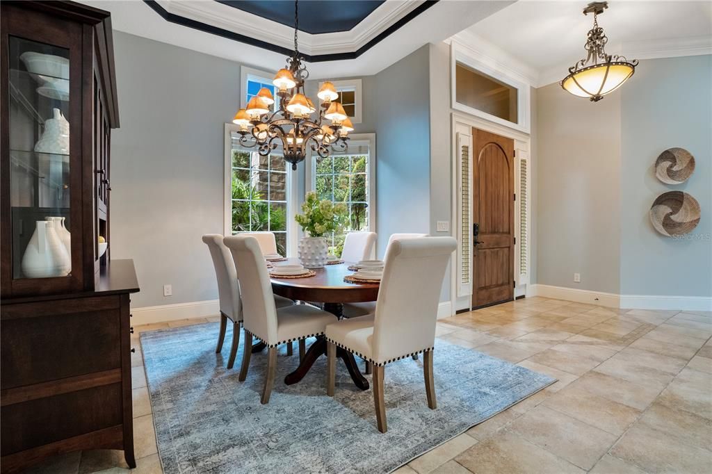 Chandelier, Dining room, Interior, Pendant Lights