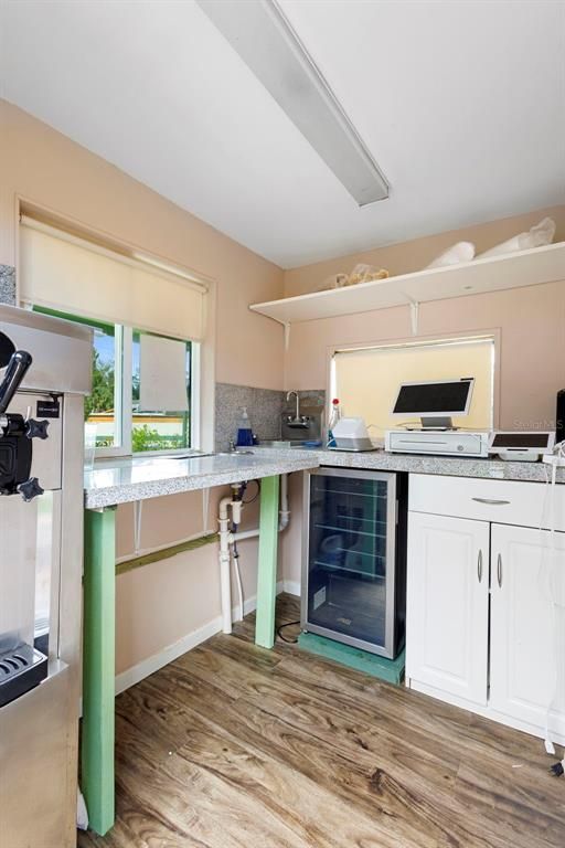 Interior, Kitchen, Wood Texture Flooring