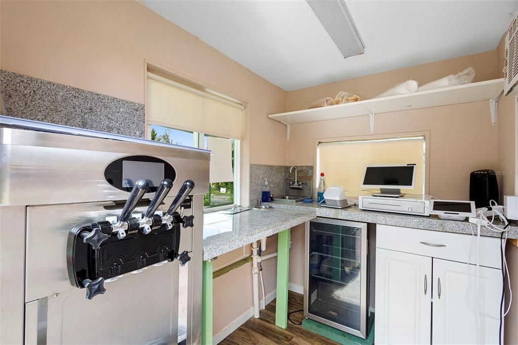 Interior, Kitchen, Wood Texture Flooring