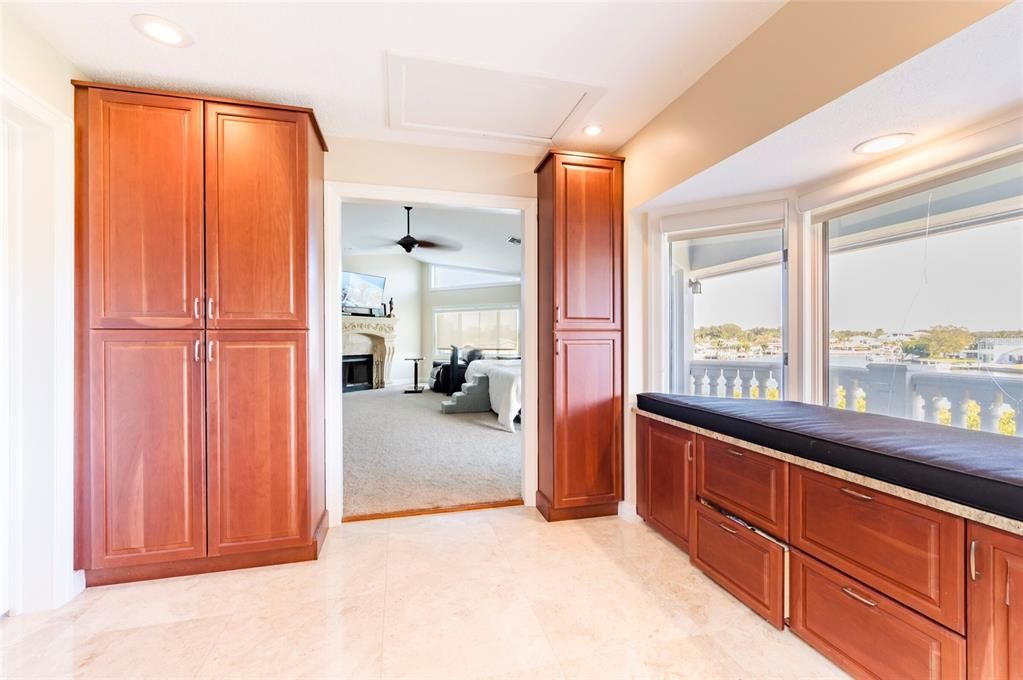 Bedroom, Fireplace, Interior, Recessed Lighting