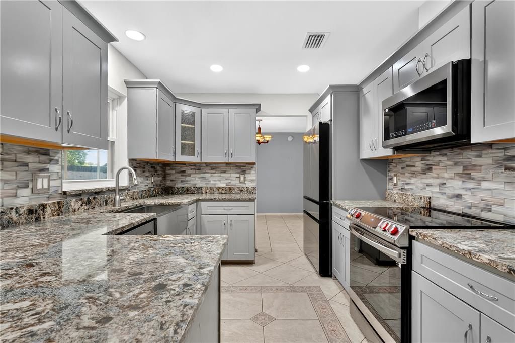 Interior, Kitchen, Pendant Lights, Recessed Lighting