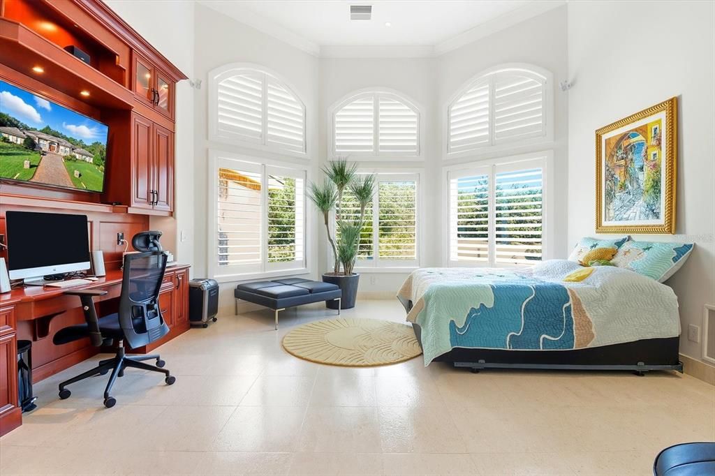 Bedroom, Home Office, Interior, Recessed Lighting