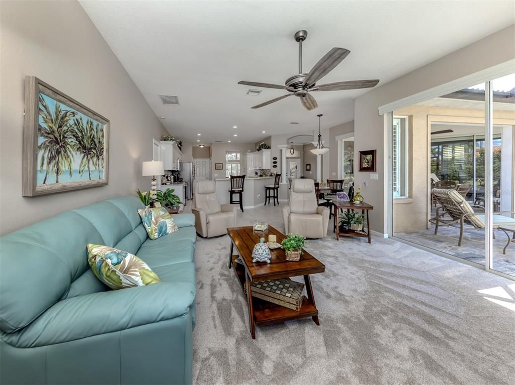 Interior, Kitchen, Living room, Pendant Lights, Recessed Lighting