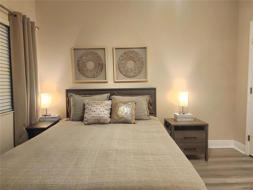 Bedroom, Interior, Wood Texture Flooring