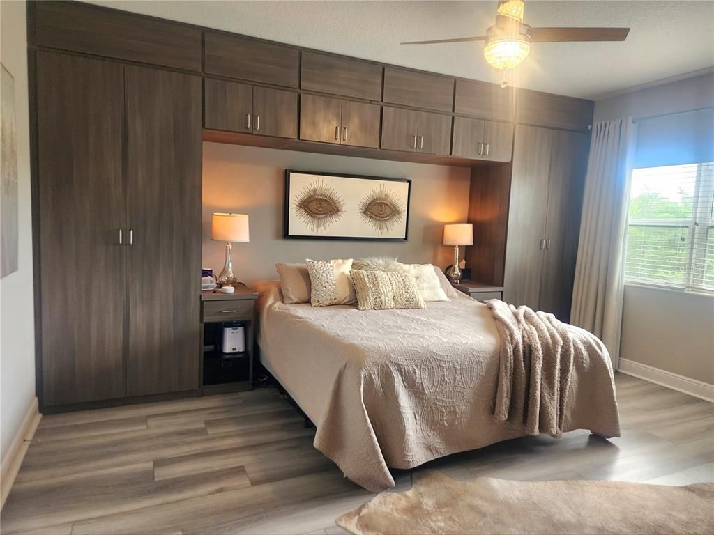 Bedroom, Interior, Wood Texture Flooring