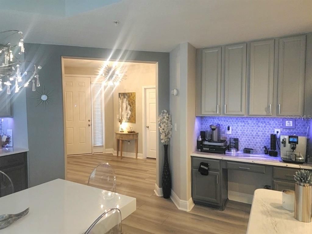 Interior, Kitchen, Wood Texture Flooring