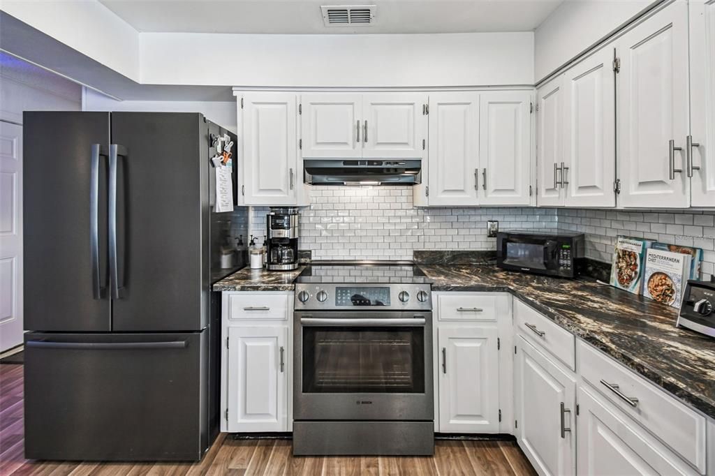 Interior, Kitchen, Wood Texture Flooring