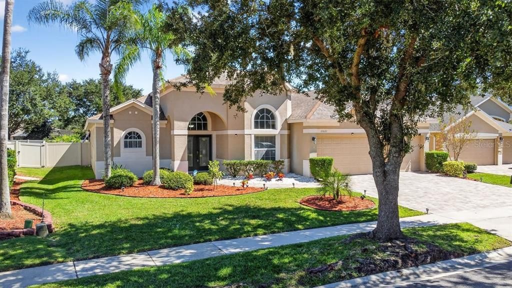 Attached, Backyard, Exterior, Facade, Mediterranean