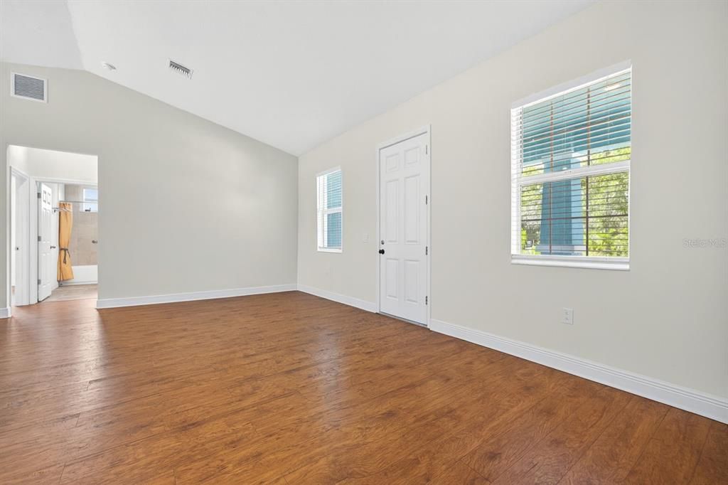 Empty room, Interior, Wood Texture Flooring