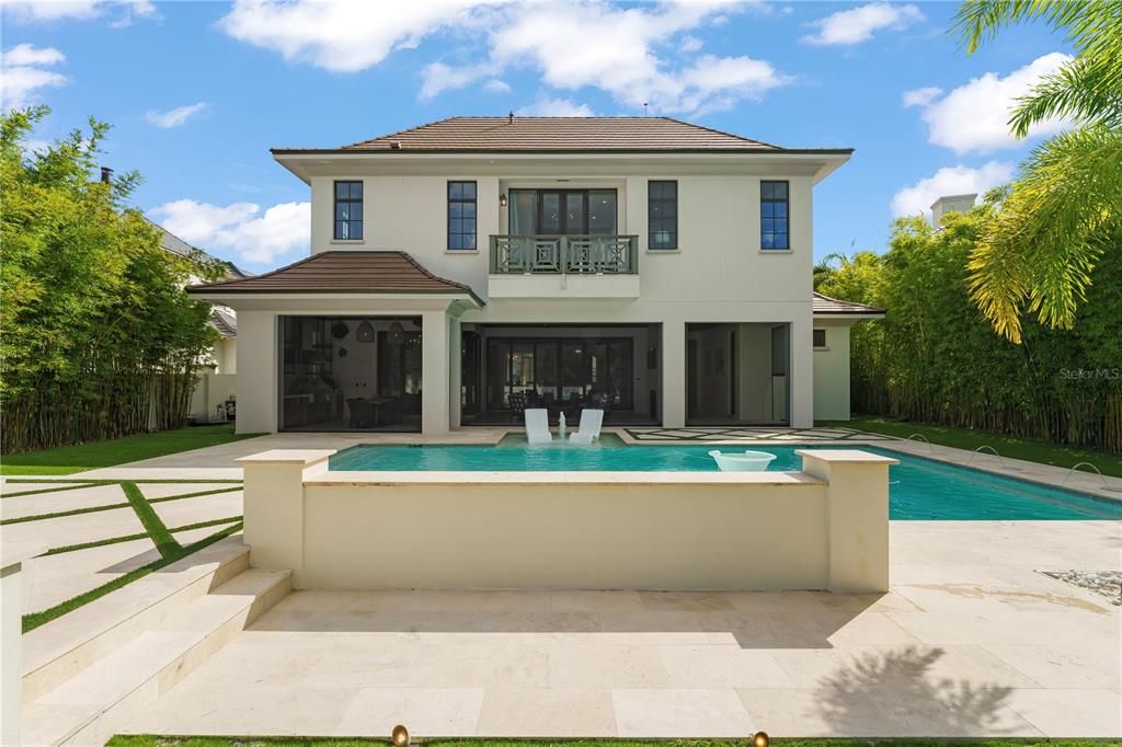 Exterior, Facade, Pool, French Provincial