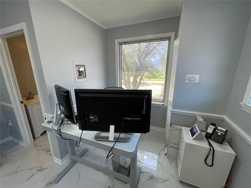 Home Office, Interior, Marble