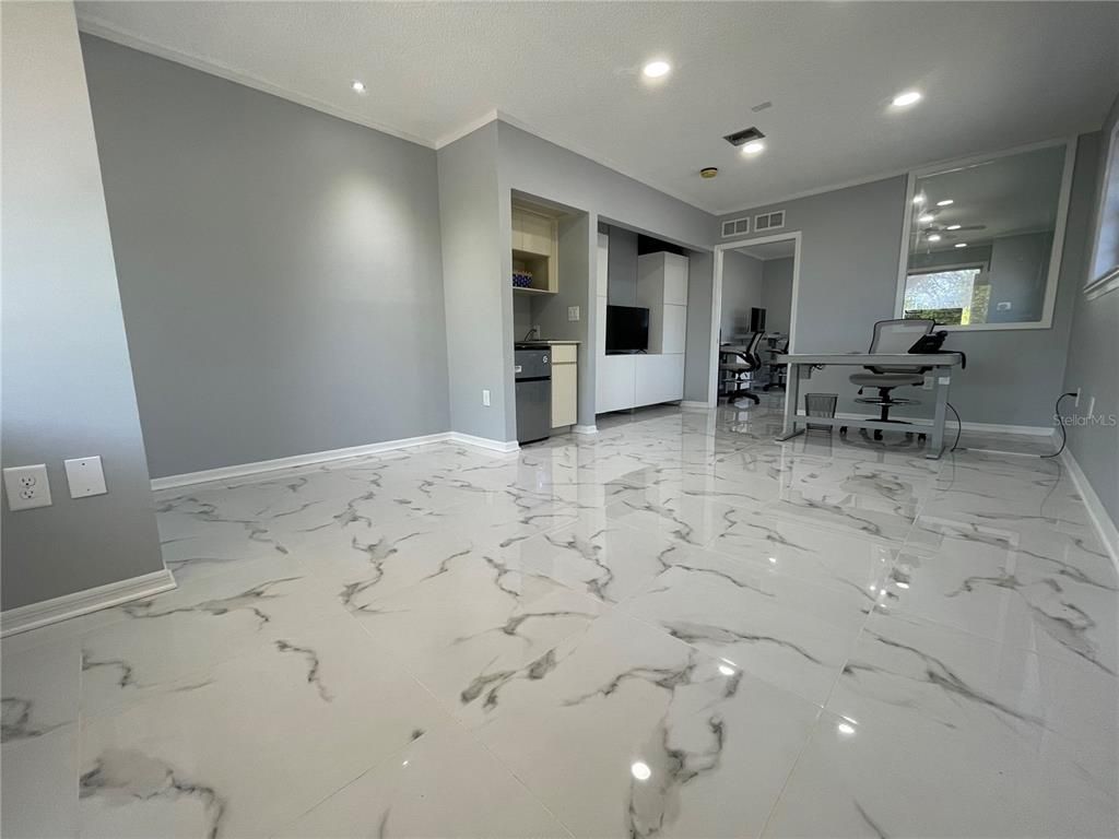 Interior, Marble, Recessed Lighting