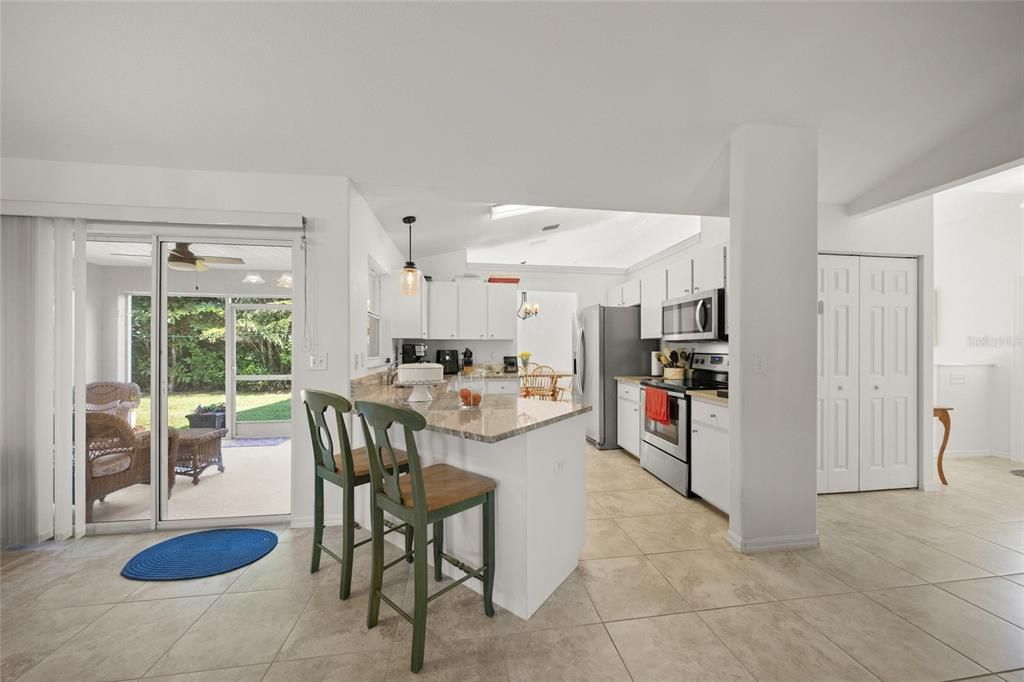 Interior, Kitchen, Pendant Lights, Stainless Steel Appliances