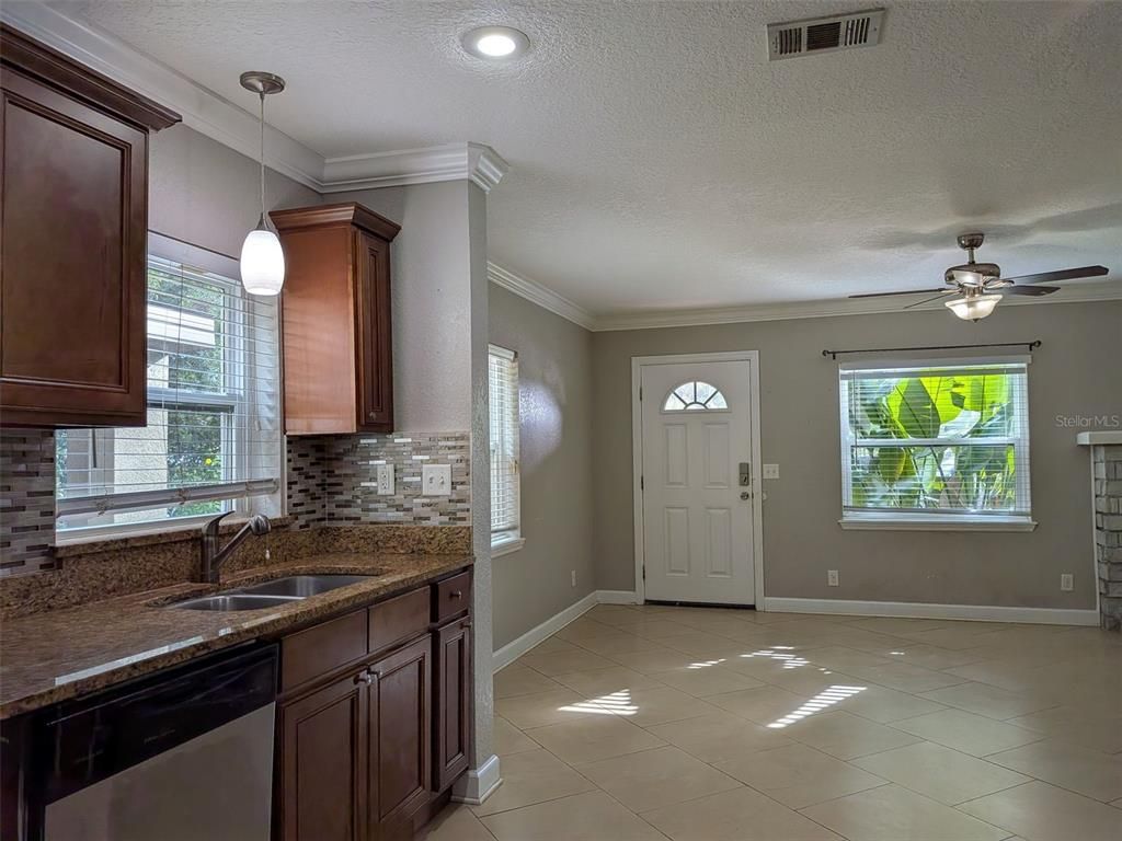 Interior, Kitchen, Pendant Lights, Recessed Lighting