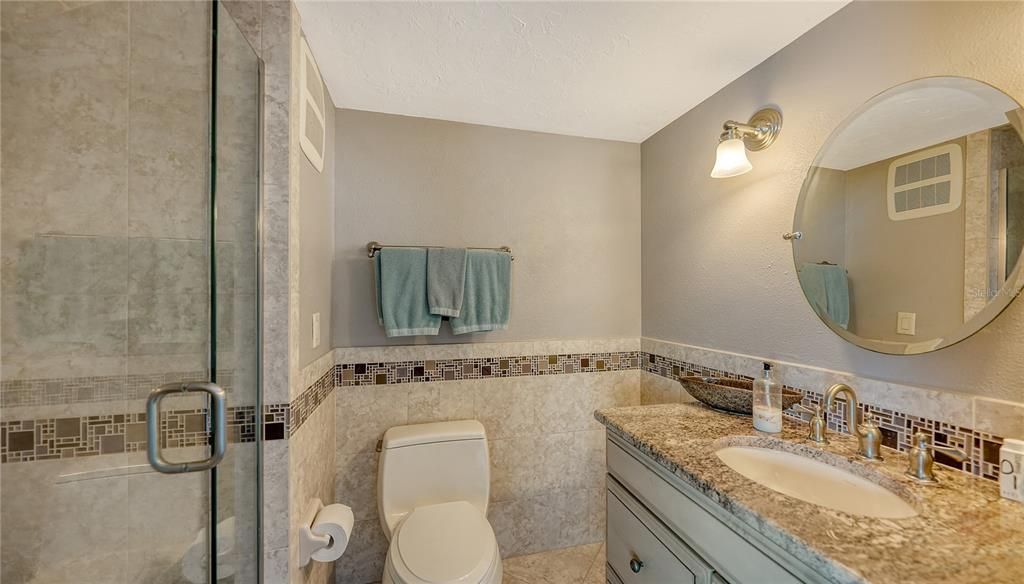 Bathroom, Glass Shower, Interior